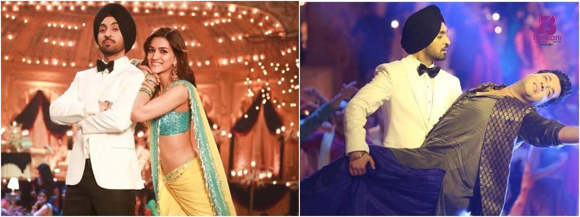 ​Arjun Patiala: Diljit Dosanjh And Kriti Sanon Looks Fun In Main Deewana Tera Song.