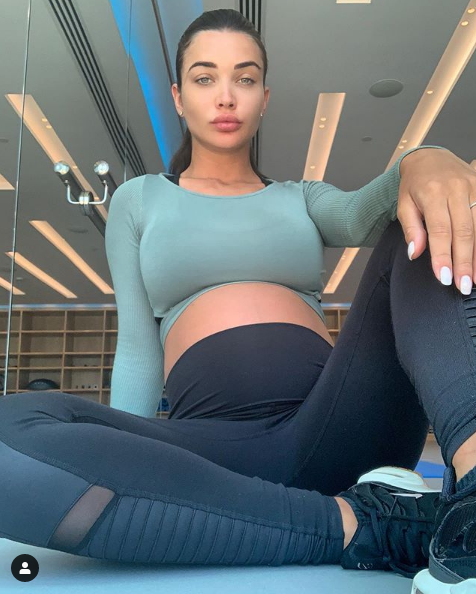 Amy Jackson’s Slays Internet With Pregnant Gym Photo