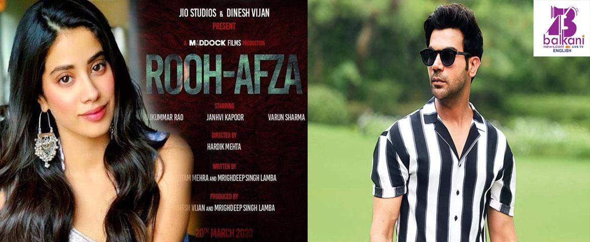 ​Rajkummar Rao And Janhvi Kapoor Paired In Rooh-Afza