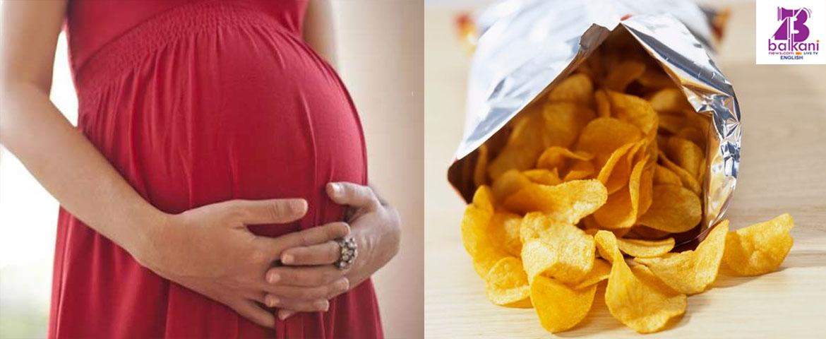 Try not to eat an excess of potato chips amid pregnancy