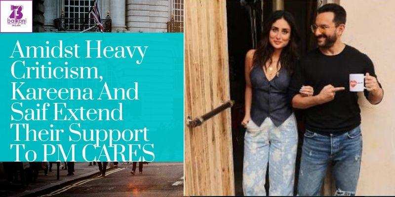 Amidst Heavy Criticism, Kareena And Saif Extend Their Support To PM CARES