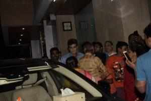 itendra surrounded by fans outside his office – photos