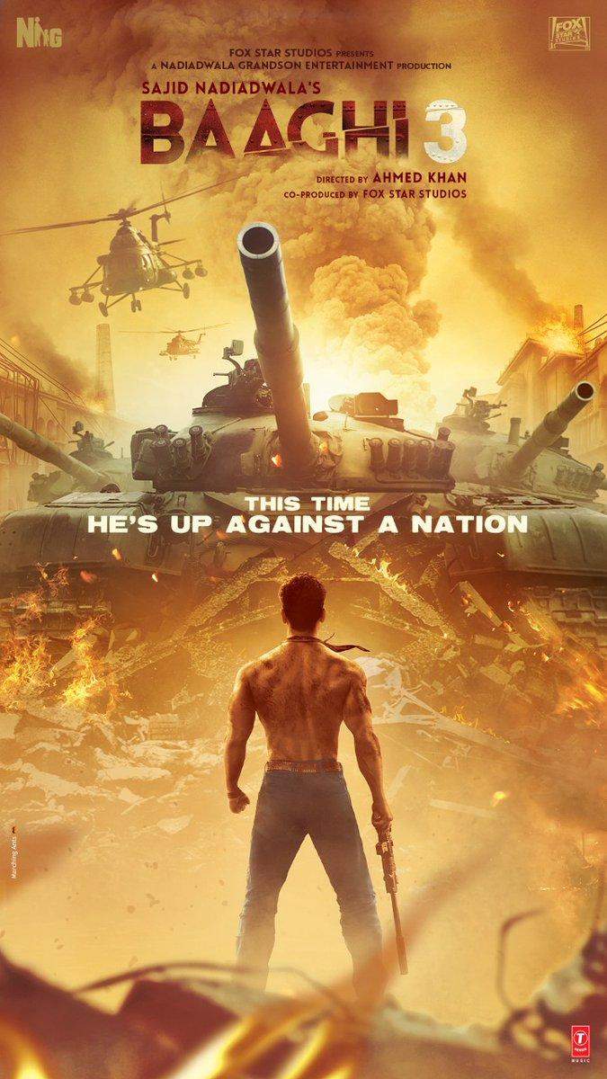 Baaghi 3: Tiger Shroff shares a new poster of action thriller with Shraddha Kapoor
