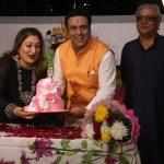 Govinda celebrates his birthday with cake cutting at his residence in juhu