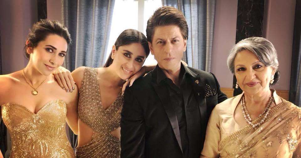 Shah Rukh Khan and the three Beauties for an Ad