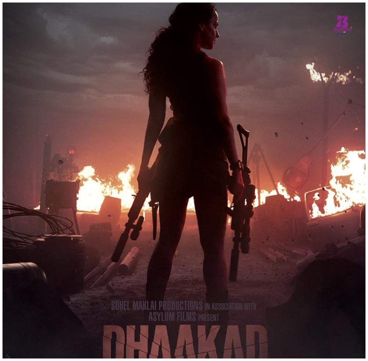 Dhaakad FirstLook: With machine guns in both hands, Kangana Ranaut will show her fierce look….