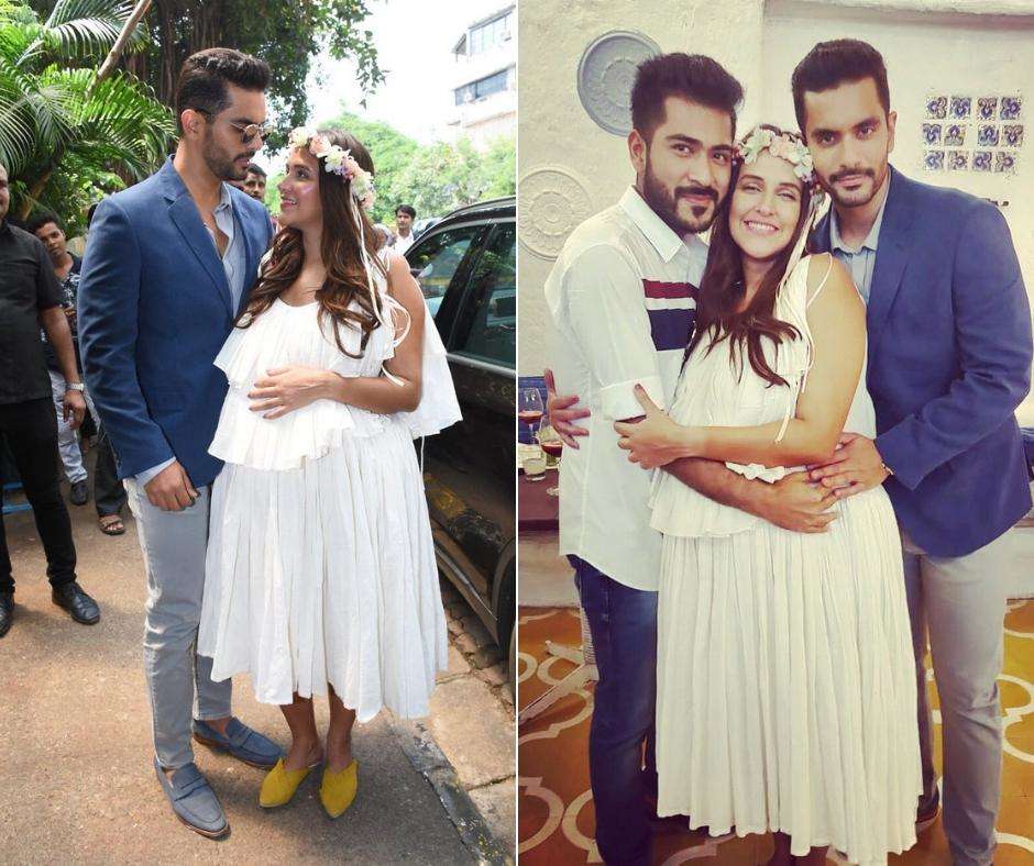 Star studded baby shower for soon to be parents Neha Dhupia and Angad Bedi.