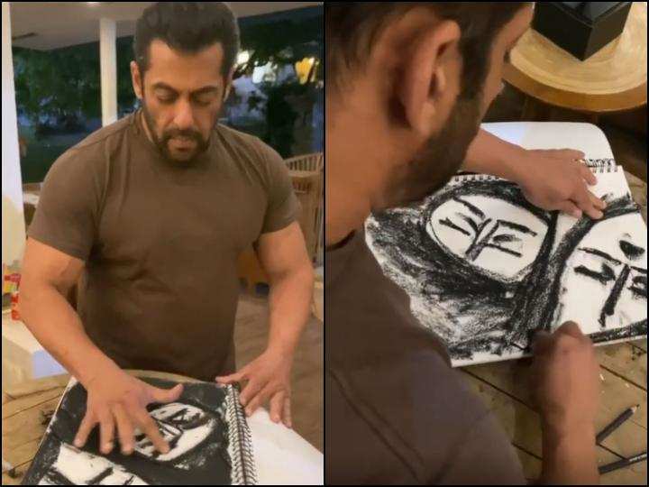 Salman Khan channels his inner artist during self-quarantine time at home