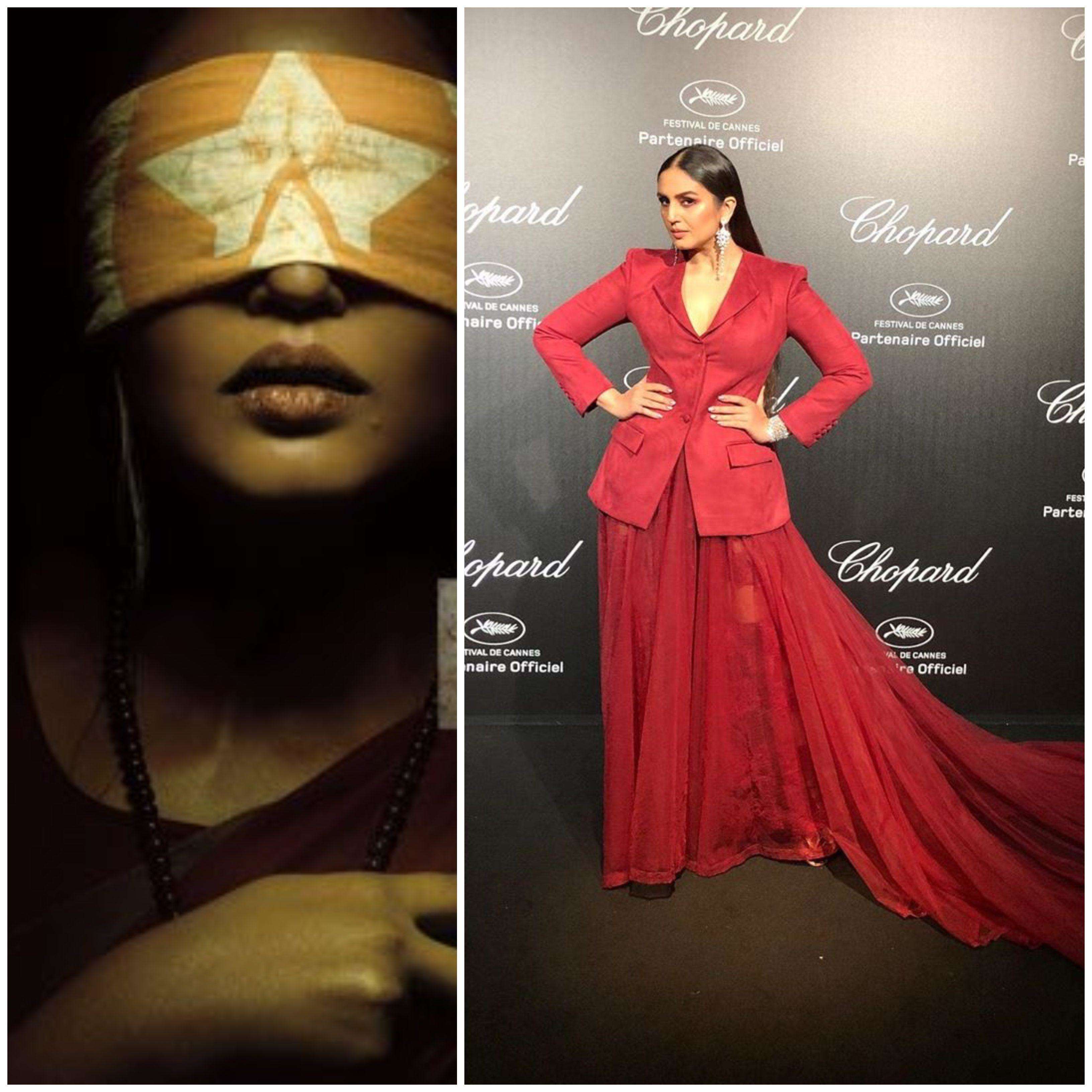 Huma Qureshi paints the town red with her new dress at the cannes