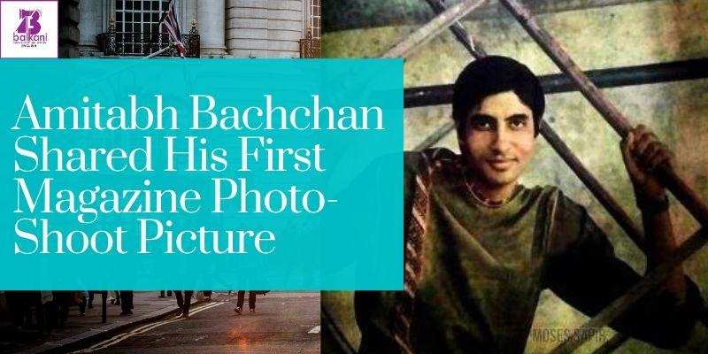 Amitabh Bachchan Shared His First Magazine Photo-Shoot Picture