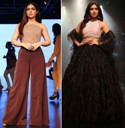 Bhumi Pednekar Turn Muse for Semi Colon And Diana Collection At LFW 2019