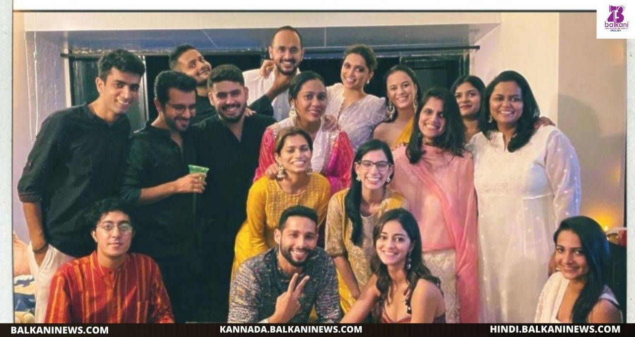 "Siddhant Chaturvedi posts a Diwali celebration picture with Deepika Padukone,".
