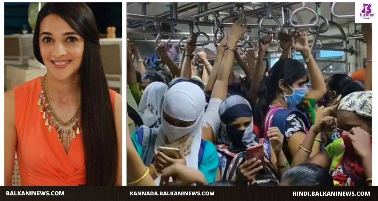 Tara Sharma Saluja shares a video of the ladies compartment of a Mumbai local;