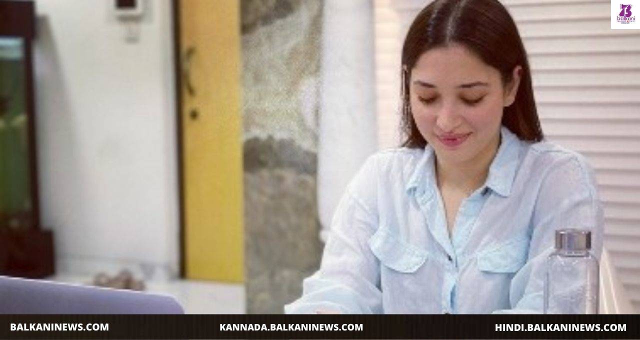 "Tamannaah Bhatia Gets Back To Work with Extreme Precautions".