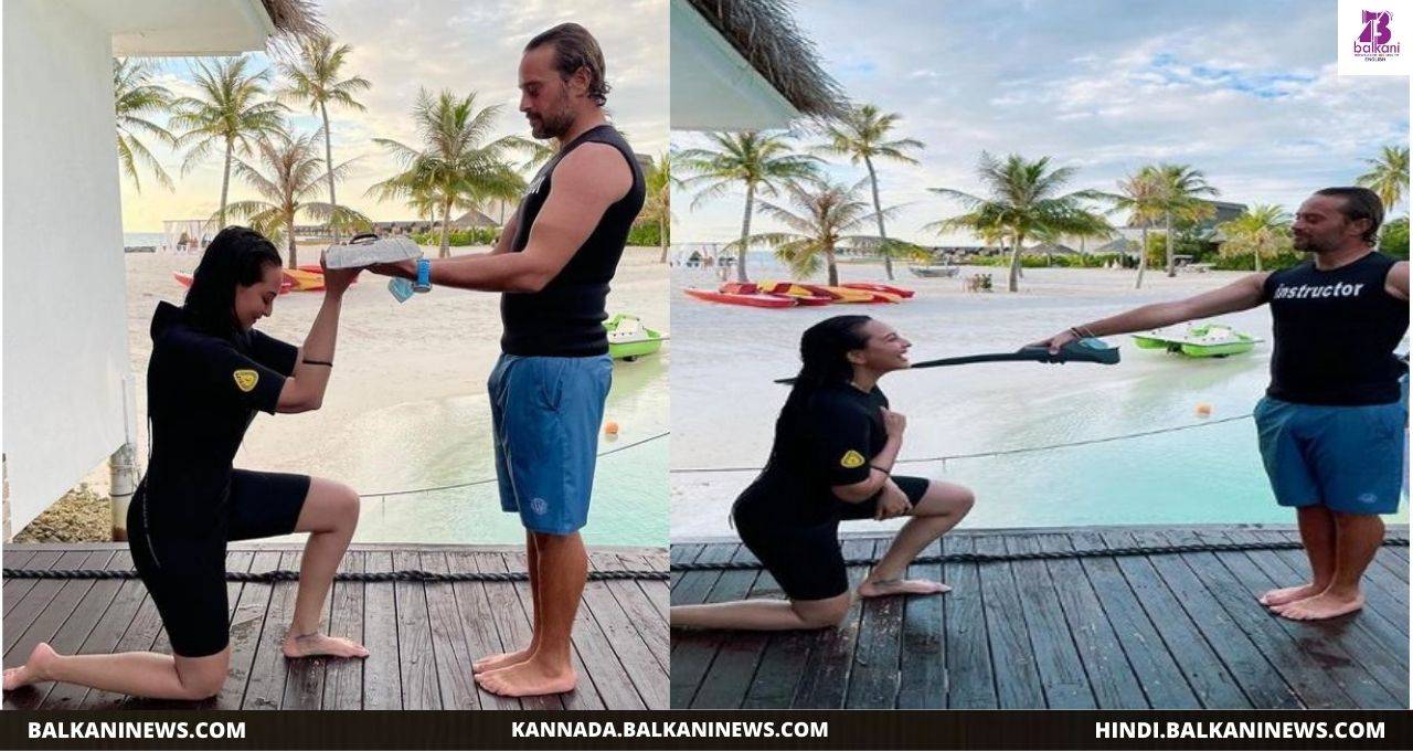 "​I Am Knighted Licensed Scuba Diver Says Sonakshi Sinha".