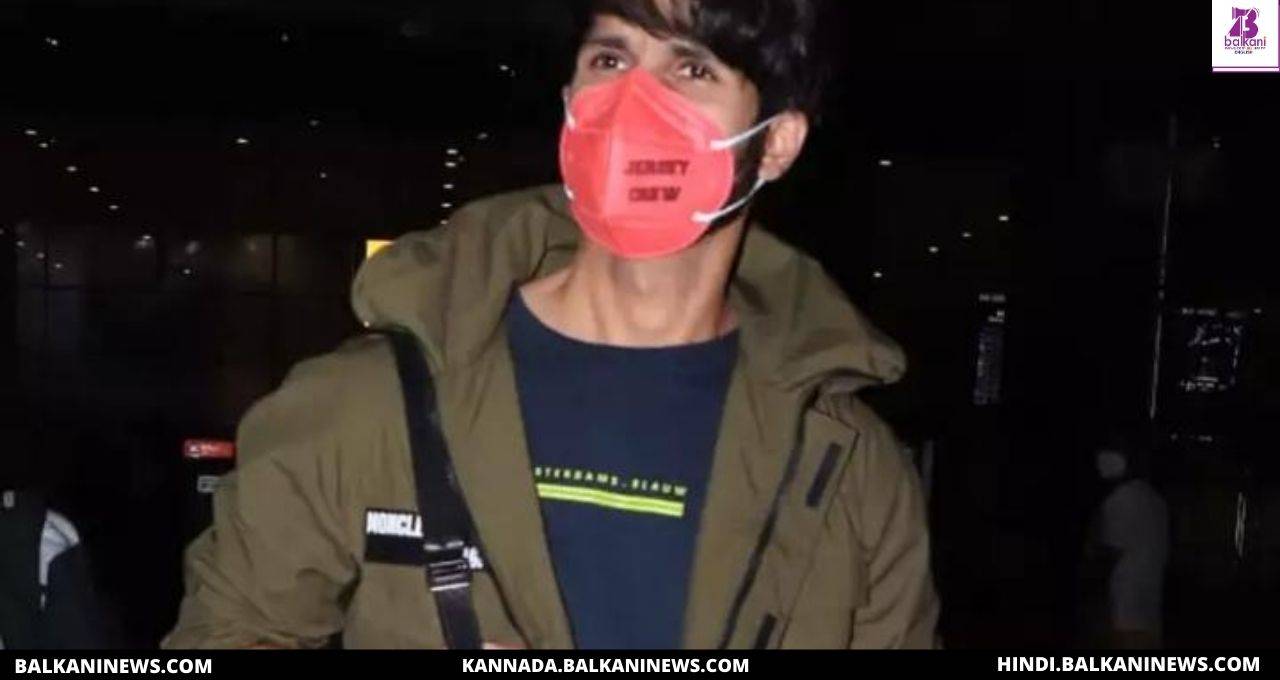 PROMOTING HIS NEXT, SHAHID KAPOOR SPORTS HIS ‘JERSEY CREW’ MASK