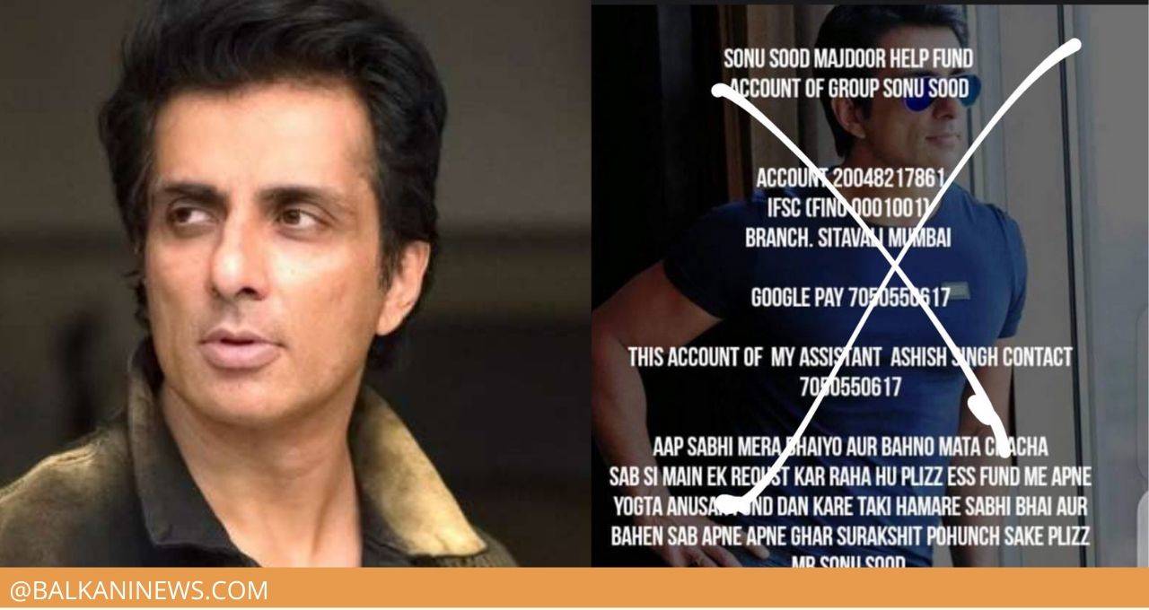 ​My Services Are Free, Beware Of Fake People Says Sonu Sood