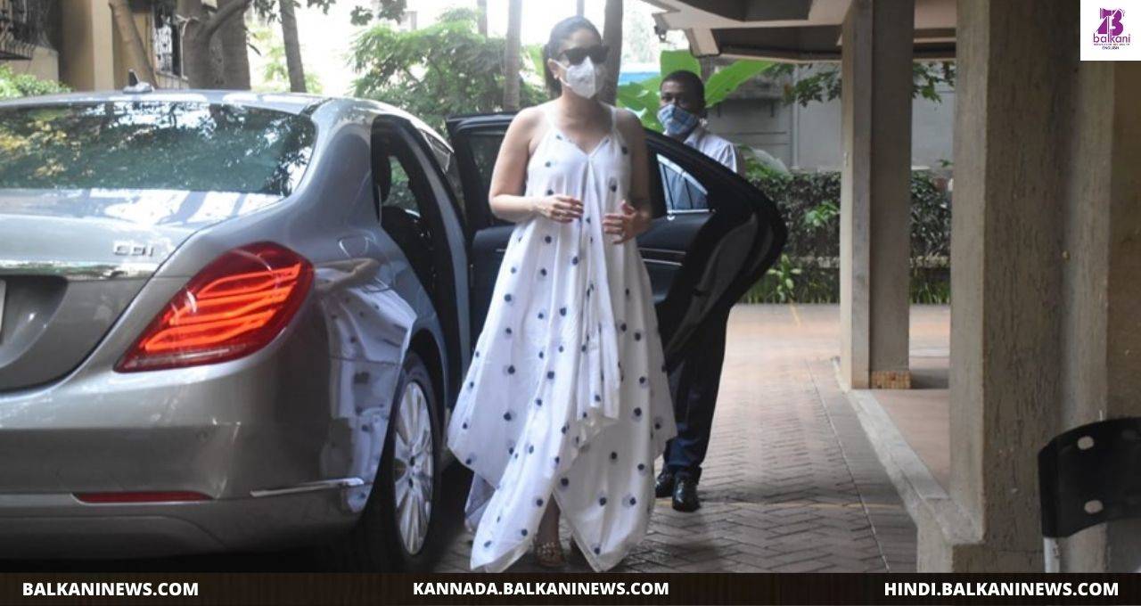 "Kareena Kapoor Khan Shines In A Simple Maternity Style White Dress".
